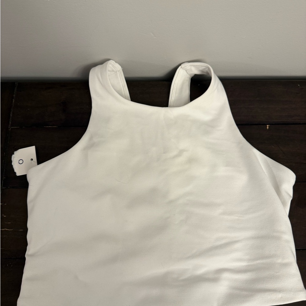 Outdoor Voices Doing Things Bra Tank – White (Size M)